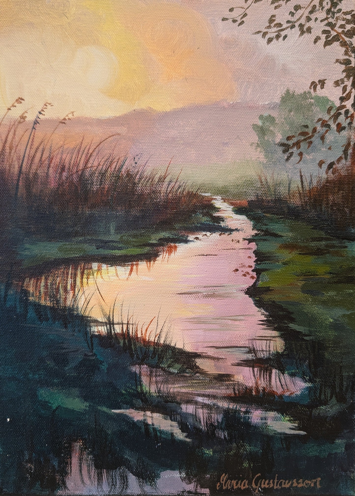 Morgondimman lättar